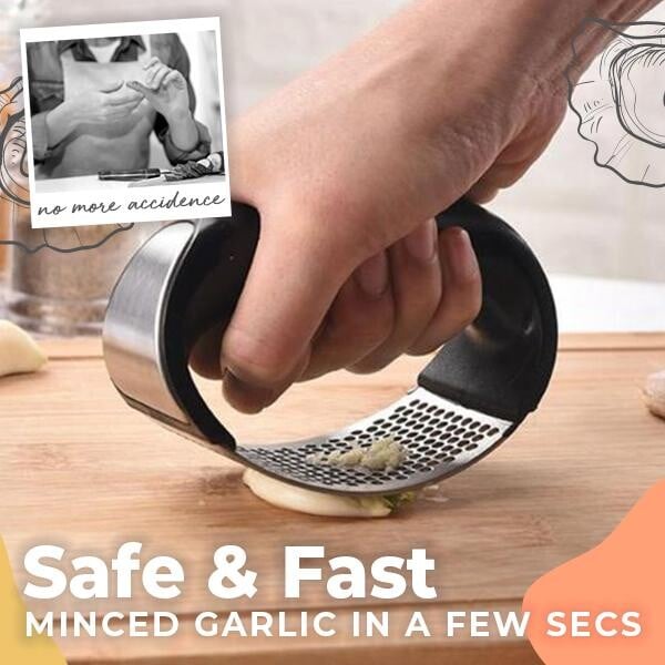 (Special Offer Now) Stainless Steel Garlic Presser