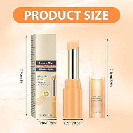Eye Balm with Vitamin C brightens and reduces puffiness ✨