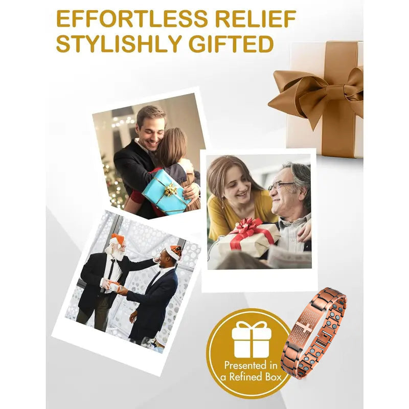 💥【2025 New Arrival】100% Pure Copper Magnetic Power Bracelet — Boost Circulation, Banish Fatigue