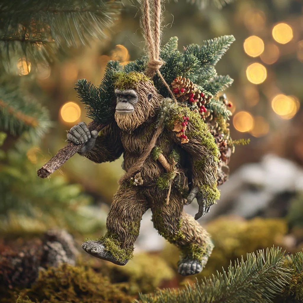 (🎄Early Christmas Sale 50%)👣2026 Wildlife Wonders CollectionTM Bigfoot Ornament🌟
