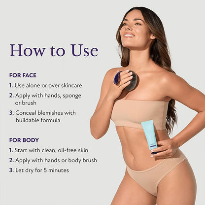 All-in-one moisturizer, concealer & coverage 💧✨ Lightweight & waterproof