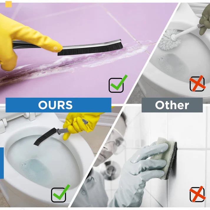 Hard-Bristled Crevice Cleaning Brush - BUY 1 GET 1 FREE NOW