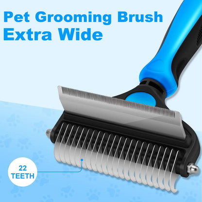 🐾 Professional Deshedding Tool for Dogs & Cats – Gentle, Efficient & Fur-Free Home ✨💖