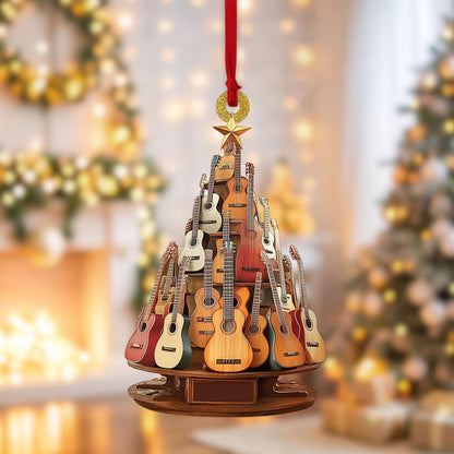 🎸🎵2026 New Arrivals-Rockin' Around The Guitar Christmas Tree Ornament