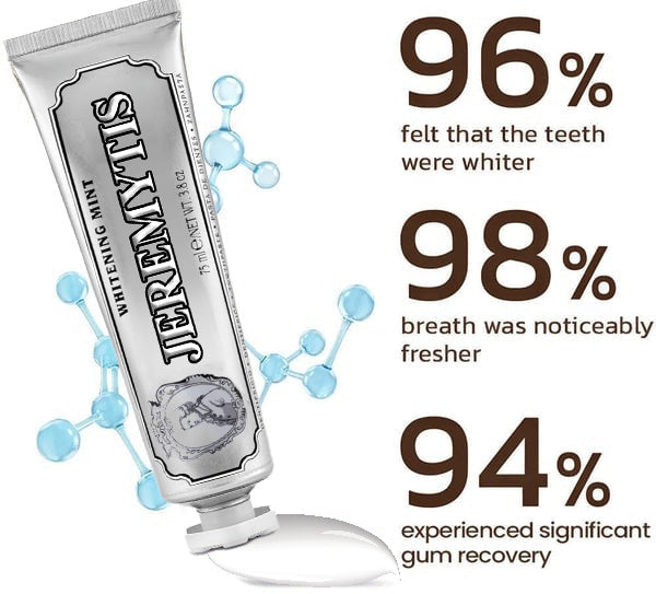 ⏰[Official Brand Store 24-Hours Promotion]" JEREMYTIS Ultra Whitening Mint Toothpaste✨"