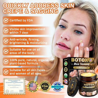 Made and Shipped from USA ✨Allybee™ BOTOX Bee Venom All-in-one Treatment Cream 🔥 LAST DAY 80% OFF 💎💎