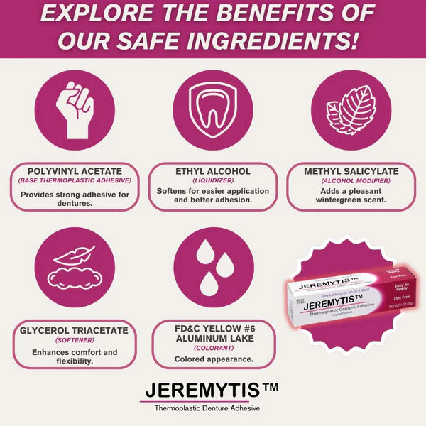 ⏰[Official Brand Store  ] JEREMYTIS™ Thermoplastic Denture Adhesive(✨BUY 2 GET 1 FREE🎁)