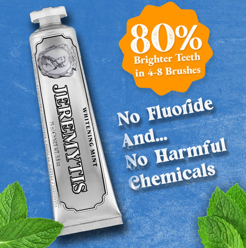 ⏰[Official Brand Store 24-Hours Promotion]" JEREMYTIS Ultra Whitening Mint Toothpaste✨"