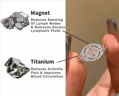 🔥Last Day 50% OFF - 🔮Handmade Witch’s Return-Knot Protection Ring✨