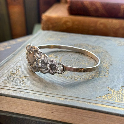 🔥LAST DAY 60% OFF✨Handmade Sterling Spoon Bangle - Crafted from Authentic Vintage Silverware