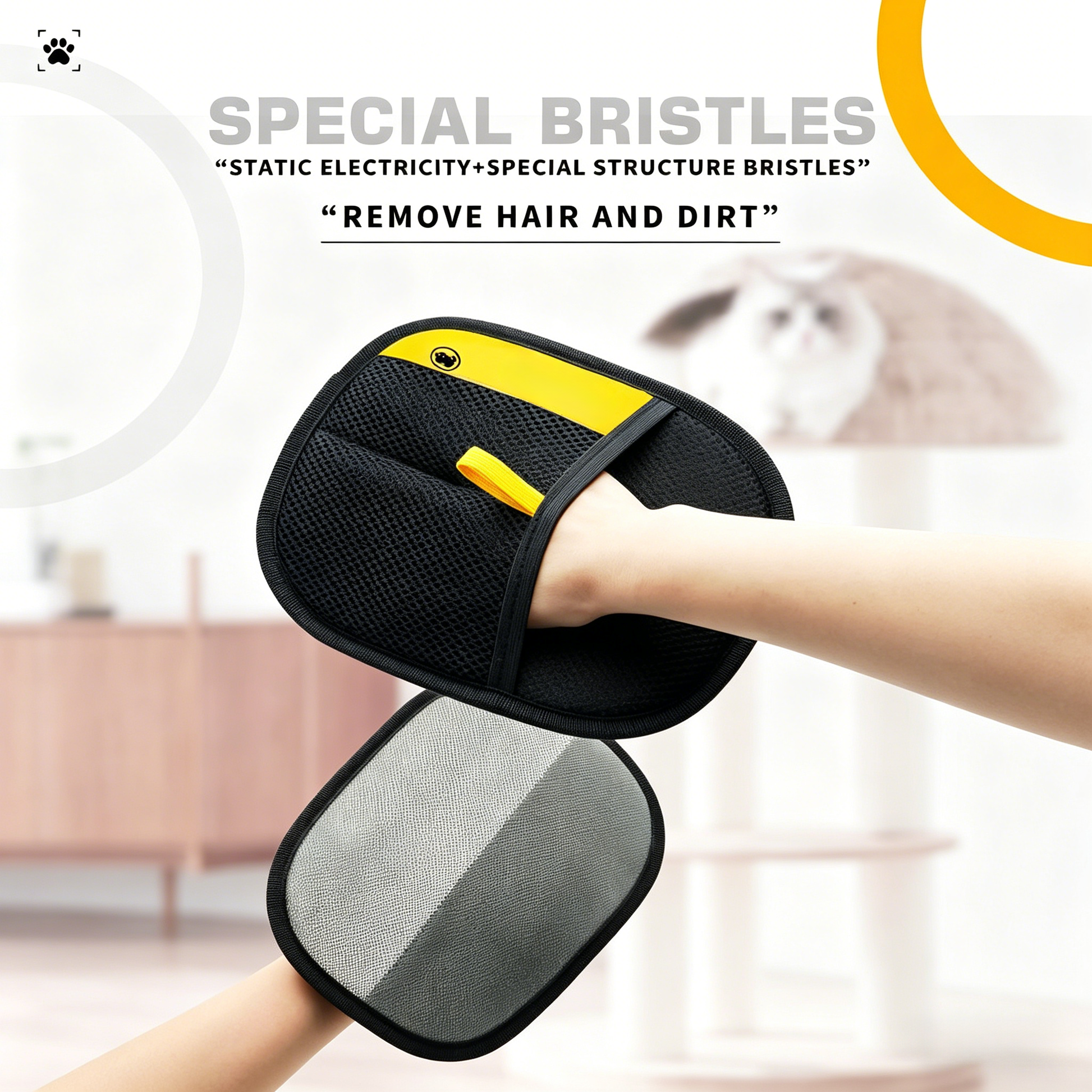 ✨Last Day 50% OFF - Pet hair remover Electrostatic gloves
