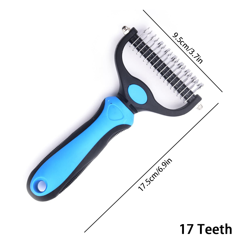🐾 Professional Deshedding Tool for Dogs & Cats – Gentle, Efficient & Fur-Free Home ✨💖