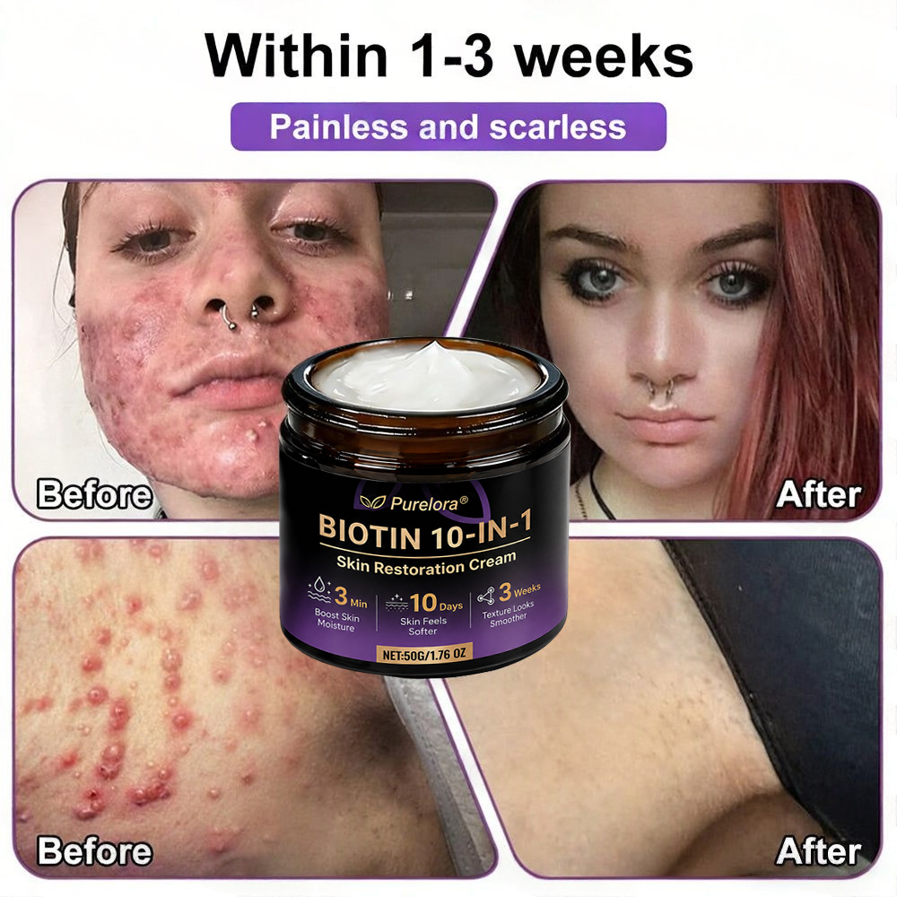 Made and Shipped from the US ODALIT® Biotin 10-in-1 Skin Repair Cream — Last Day of Sale: 75% Off