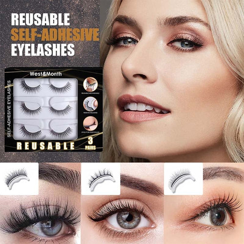 🔥Last Day 70% OFF🔥Reusable Self Adhesive Eyelashes