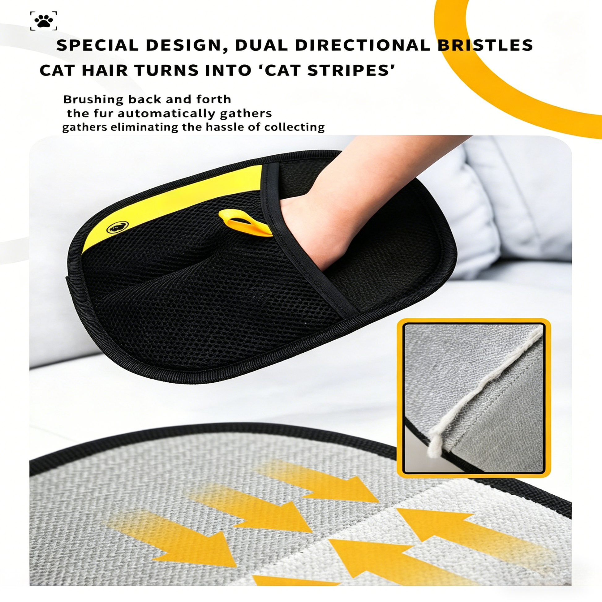 ✨Last Day 50% OFF - Pet hair remover Electrostatic gloves