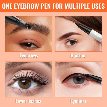 🌟 Achieve Perfect Brows –✨ 4D Brow Pen – For Natural, All-Day Eyebrow & Eyeliner Perfection! 💁‍♀