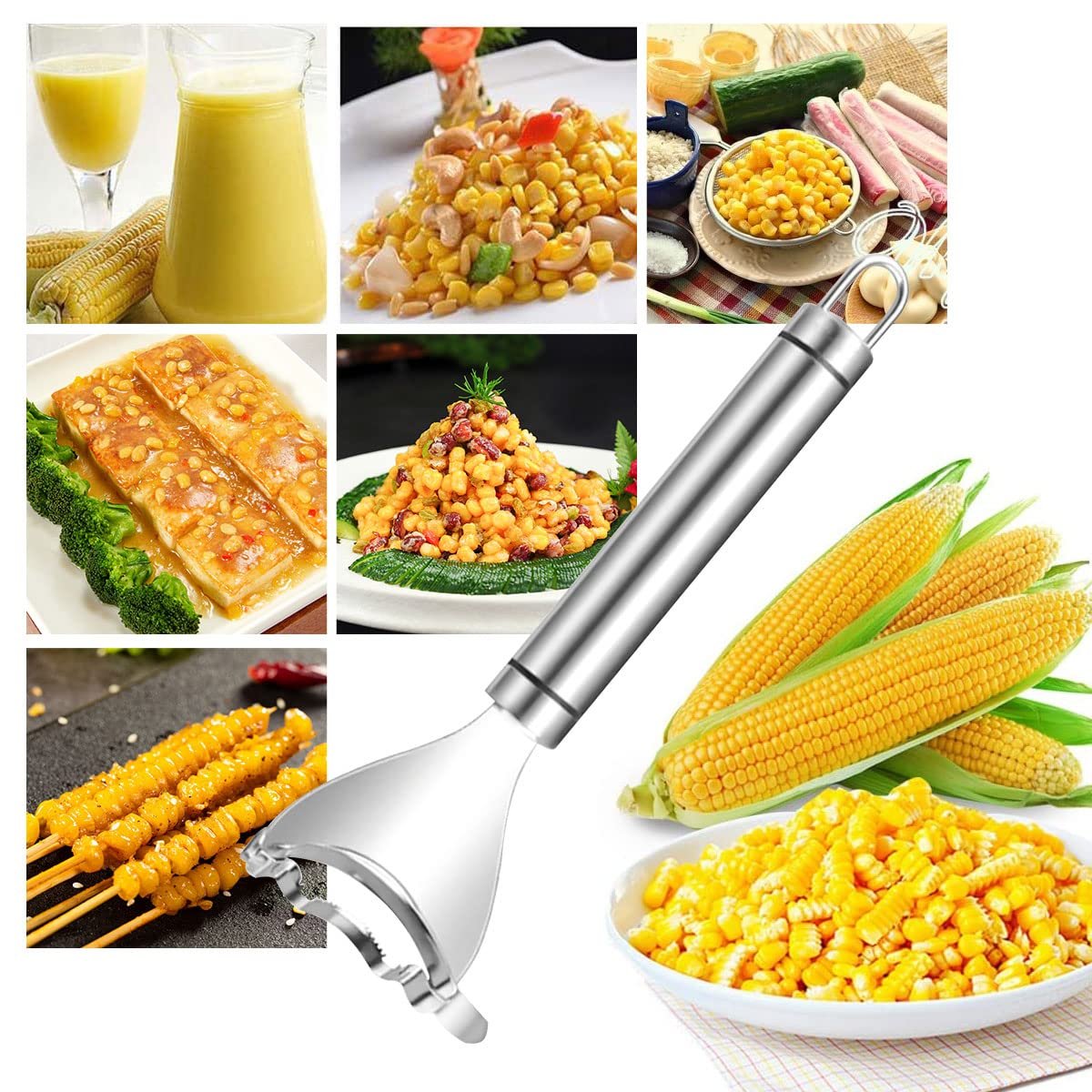 Stainless Steel Corn Peeler Tool