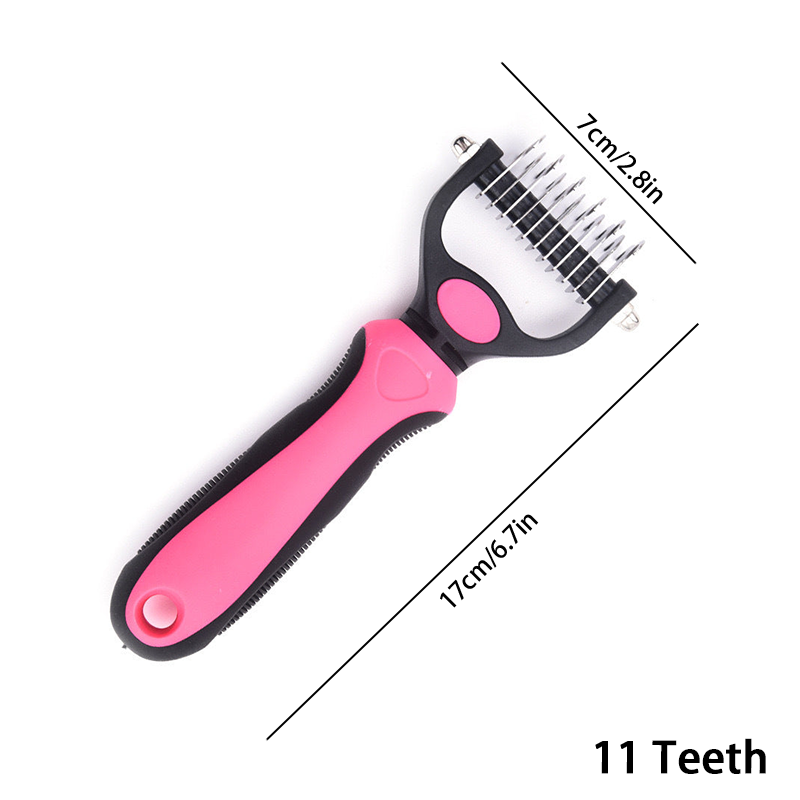 🐾 Professional Deshedding Tool for Dogs & Cats – Gentle, Efficient & Fur-Free Home ✨💖