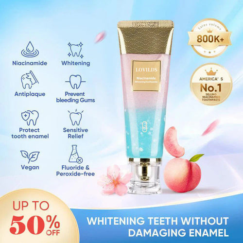 🔥Final 3 Hours: 60% OFF LOVILDS® Nicotinamide Whitening Toothpaste
