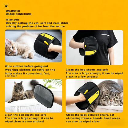 ✨Last Day 50% OFF - Pet hair remover Electrostatic gloves