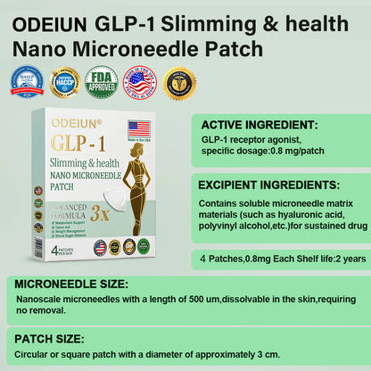 𝑀𝑎𝑦𝑜 𝐶𝑙𝑖𝑛𝑖𝑐 𝑅𝑒𝑐𝑜𝑚𝑚𝑒𝑛𝑑𝑒𝑑 | 𝑂𝑓𝑓𝑖𝑐𝑖𝑎𝑙 𝑆𝑡𝑜𝑟𝑒 |ODEIUN® Nano-Microneedle Wellness Patch | Curbs Cravings + Sustained Release | USA-Made