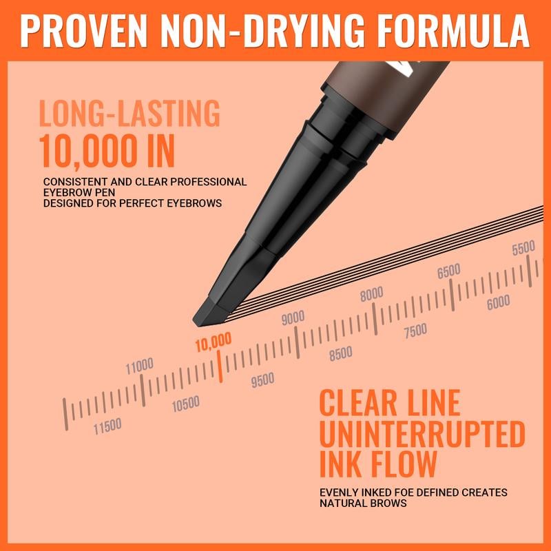 🌟 Achieve Perfect Brows –✨ 4D Brow Pen – For Natural, All-Day Eyebrow & Eyeliner Perfection! 💁‍♀
