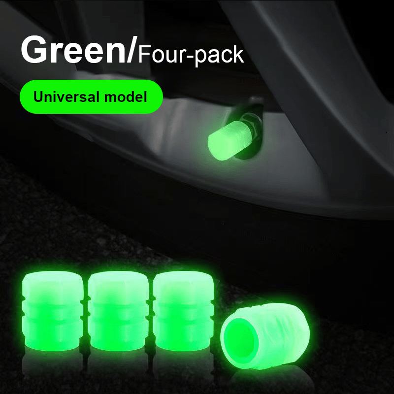 🚗Glow-in-the-Dark Tire Caps 💡