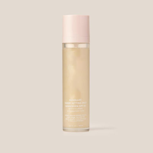 🏆️Sunglaze Setting Mist – Sheer SPF 50 ☀️💦