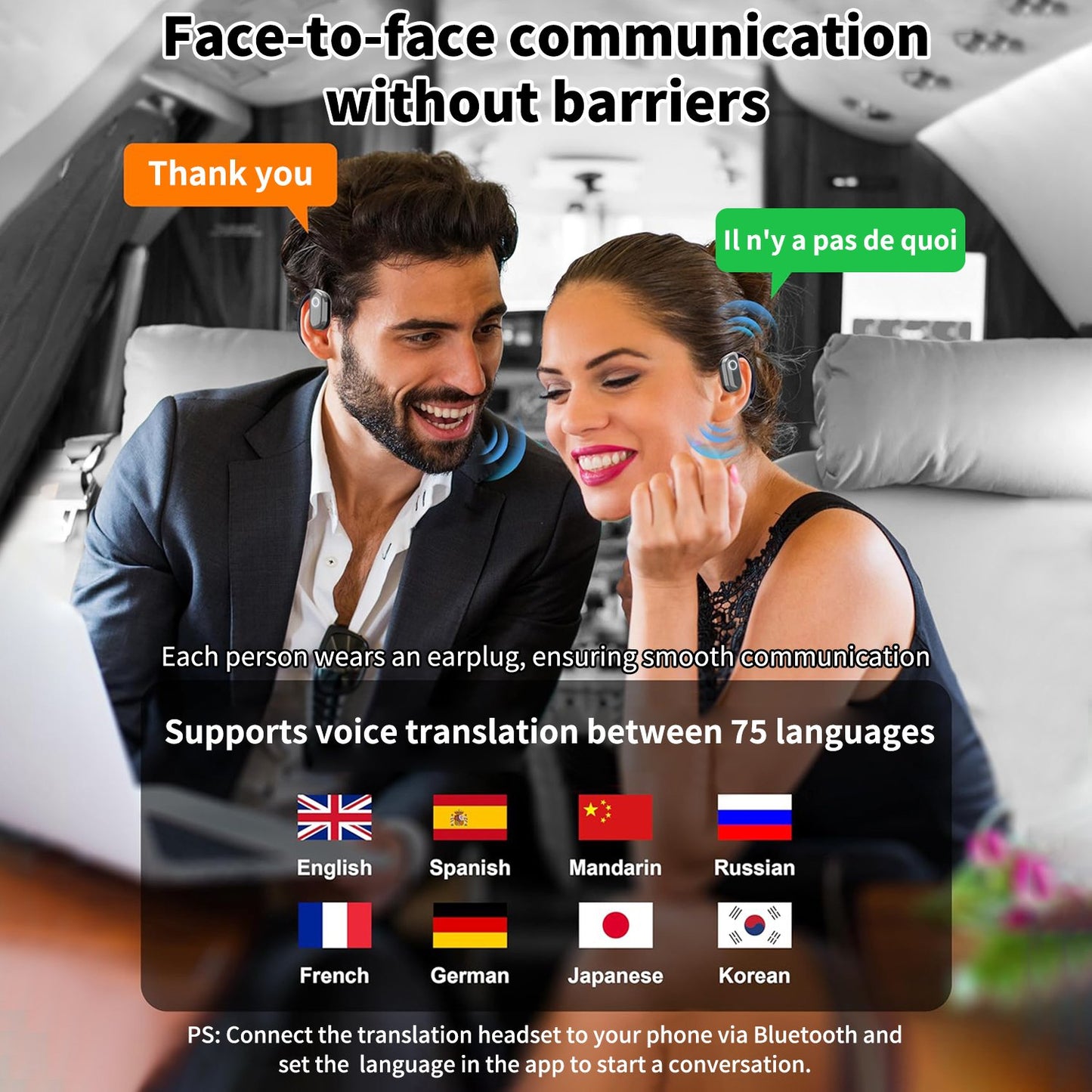 🏆#1 Best Seller ⏰ 49% OFF 💎AI Translation Wireless OWS Bluetooth5.4 Earphones (Fit iOS & Android)