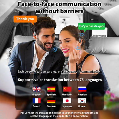 🏆#1 Best Seller ⏰ 49% OFF 💎AI Translation Wireless OWS Bluetooth5.4 Earphones (Fit iOS & Android)