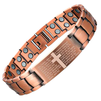 💥【2025 New Arrival】100% Pure Copper Magnetic Power Bracelet — Boost Circulation, Banish Fatigue