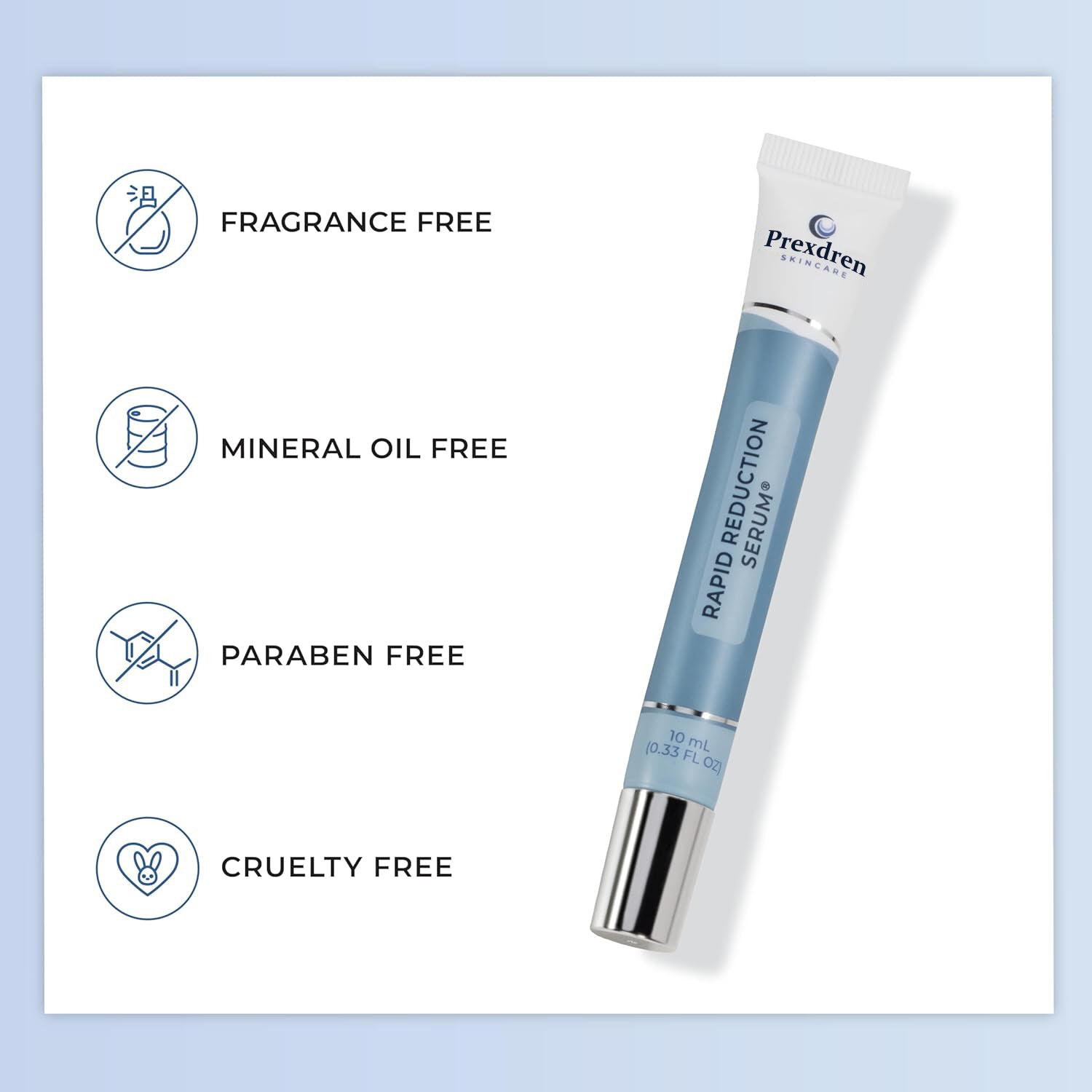🌟 Prexdren®  Rapid Reduction Eye Serum — Instantly reduces eye bags, wrinkles, and dark circles