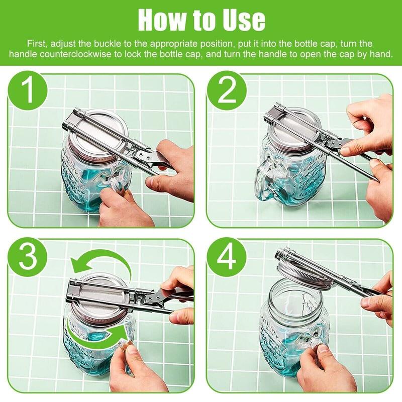 🔥LAST DAY 70% OFF🔥 Adjustable Stainless Steel Jar Opener