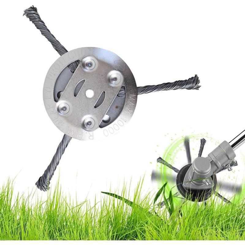 ⚡Flash Sale💥6 inch Steel Wire Brush Cutter Trimmer Head