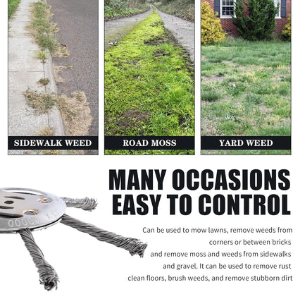 ⚡Flash Sale💥6 inch Steel Wire Brush Cutter Trimmer Head