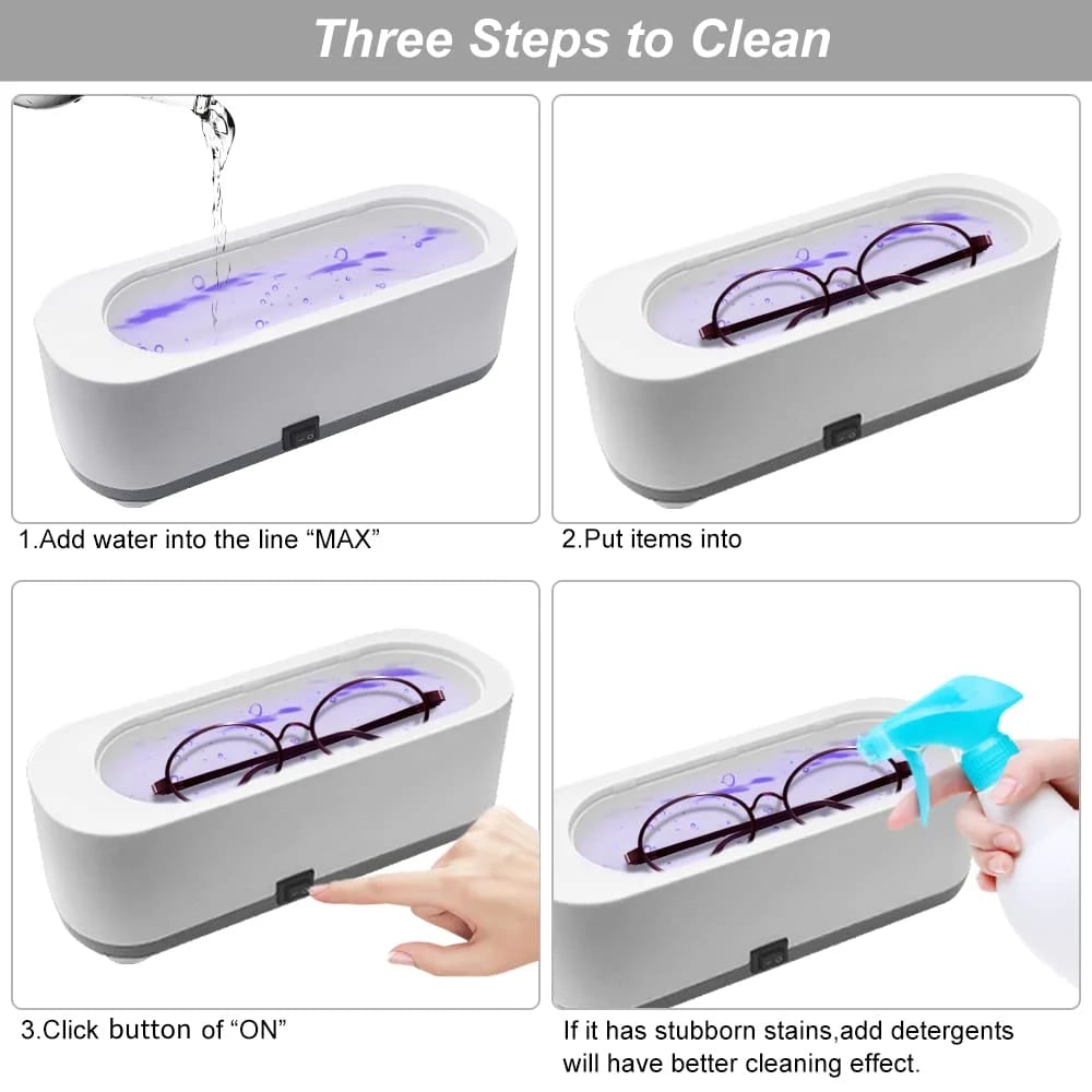 🔥Last Day 49% OFF🔥Portable Ultrasonic Multi-Function Cleaner for All Jewellery