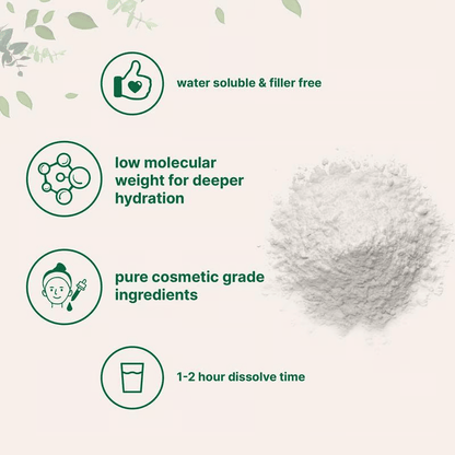 -Micro Ingredients Hyaluronic Acid Powder, DIY Facial Serum, Skin Hydration Care Formula