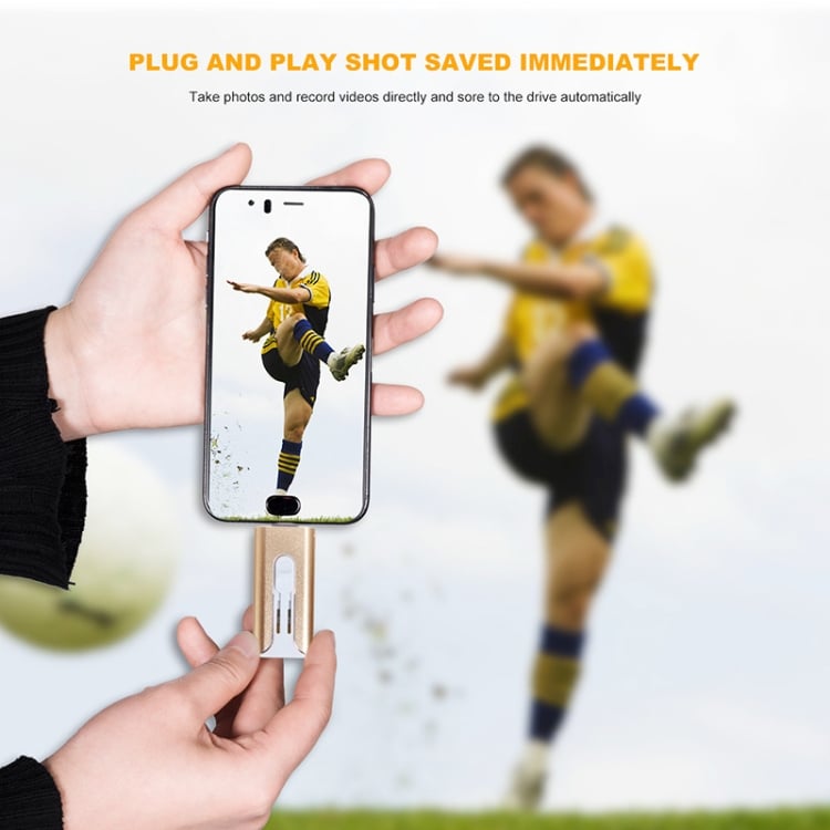 32~256GB Micro USB + 8 Pin + USB 3.0 4 in 1 Mobile Phone Computer U-Disk