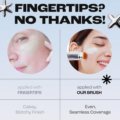 🌟Cream Stick V White Korean Color-Changing Foundation Stick with Volufiline