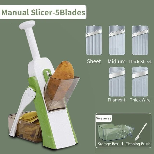 🔥LAST Day 70% OFF Sale Kitchen Chopping Artifact Vegetable Cutter Mandoline Slicer