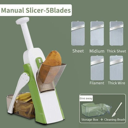 🔥LAST Day 70% OFF Sale Kitchen Chopping Artifact Vegetable Cutter Mandoline Slicer