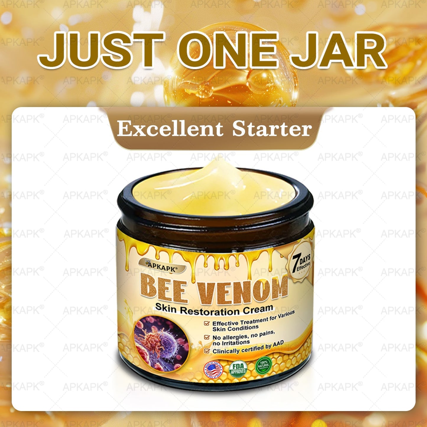 Made and Shipped from U.S. 🫧𝖠𝖯𝖪𝖠𝖯𝖪® 𝖡𝖾𝖾 𝗏𝖾𝗇𝗈𝗆 𝖲𝗄𝗂𝗇 𝖱𝖾𝗌𝗍𝗈𝗋𝖺𝗍𝗂𝗈𝗇 𝖢𝗋𝖾𝖺𝗆