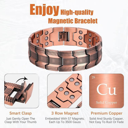 ✨ LAST DAY 70% OFF-Copper Magnetic Power — Boost Circulation, Banish Fatigue