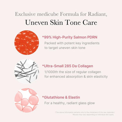 PDRN Pink One Day Serum – 99% Salmon DNA for Uneven Skin Tone | Korean Skincare in Single-Use Vials