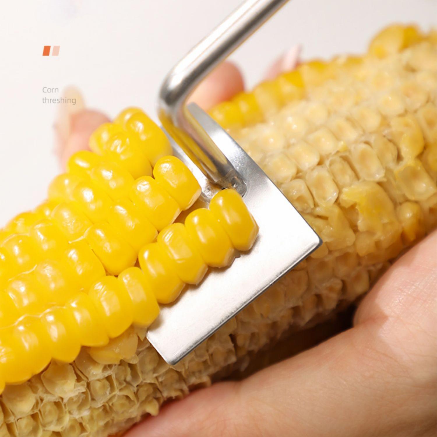 🔥Last Day Promotion-49%OFF - 2025 NEW Long Handle Stainless Steel Corn Stripping Tool