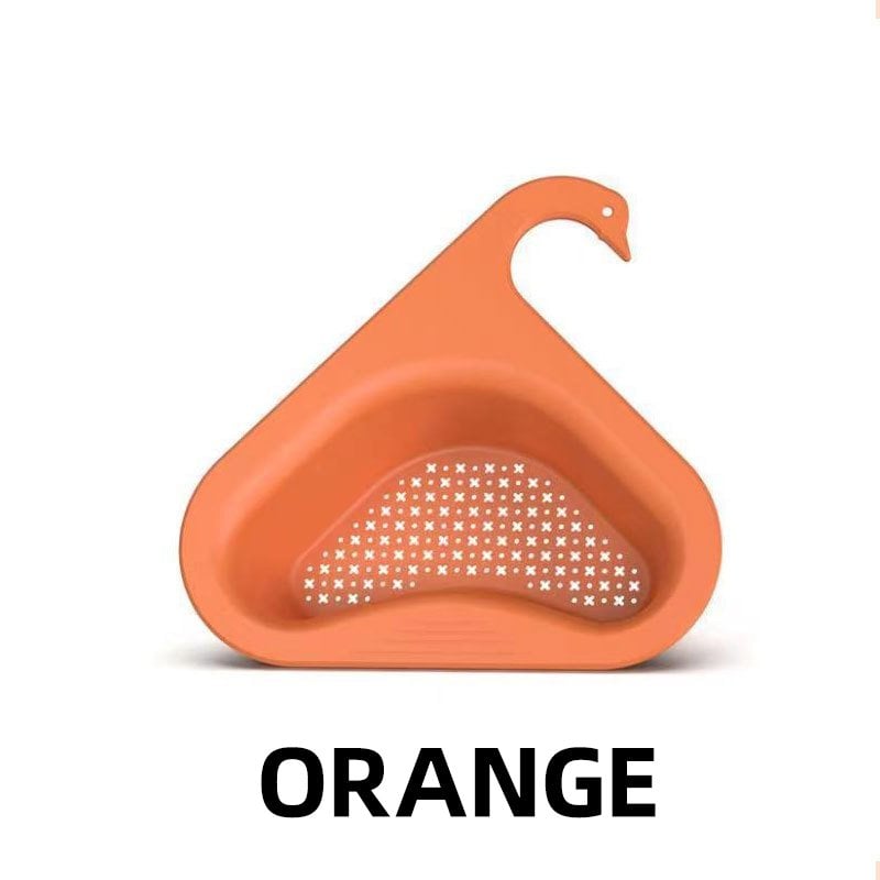 🎁2025 Hot Sale🎁  Kitchen Sink Drain Basket Swan Drain Rack