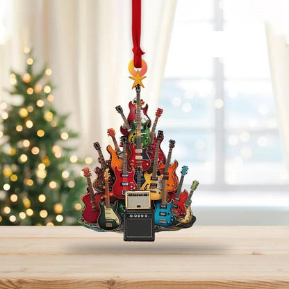 🎸🎵2026 New Arrivals-Rockin' Around The Guitar Christmas Tree Ornament