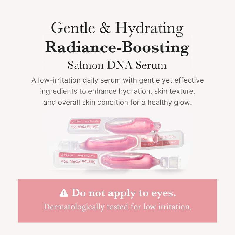 PDRN Pink One Day Serum – 99% Salmon DNA for Uneven Skin Tone | Korean Skincare in Single-Use Vials