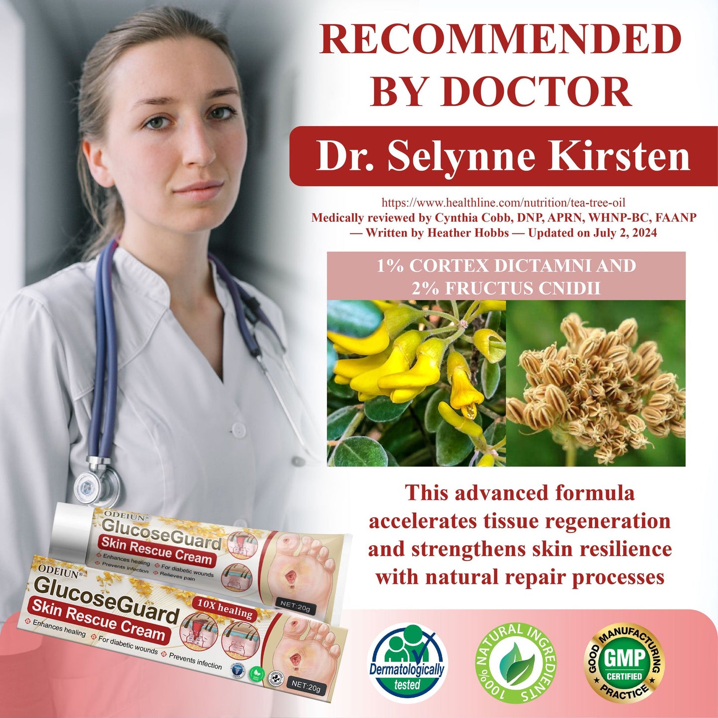 ODEIUN® GlucoseGuard Skin Rescue Cream