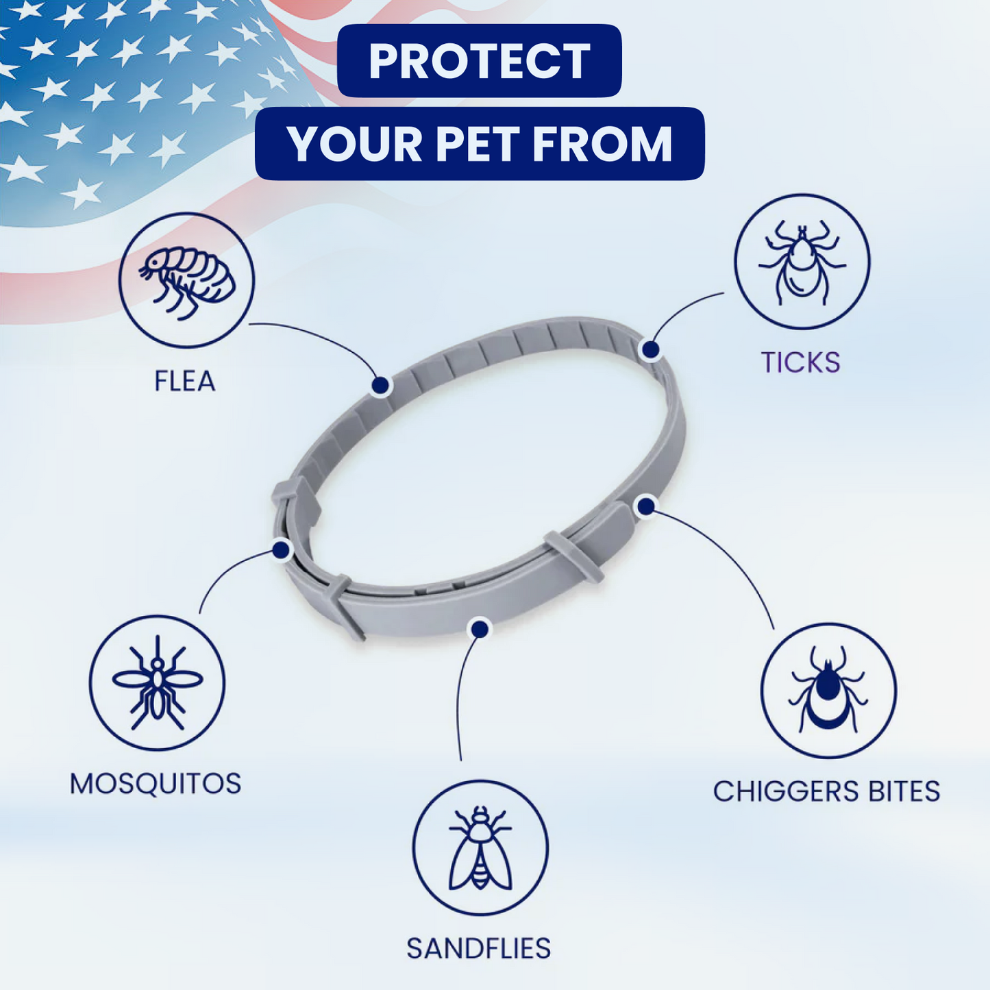 🔥Last Day 70% Off- Pet Deworming Collar